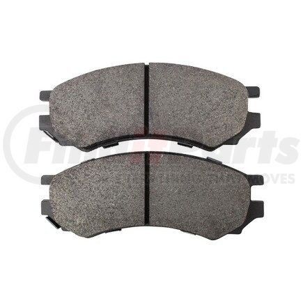 1001-0507M by MPA ELECTRICAL - Quality-Built Premium Disc Brake Pad Set - Semi-Metallic, with Hardware