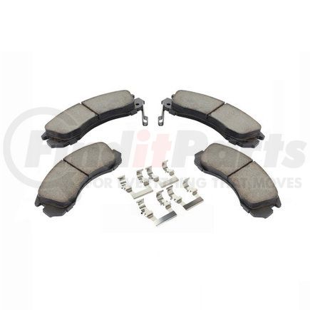 1001-0530M by MPA ELECTRICAL - Quality-Built Premium Disc Brake Pad Set - Semi-Metallic, with Hardware