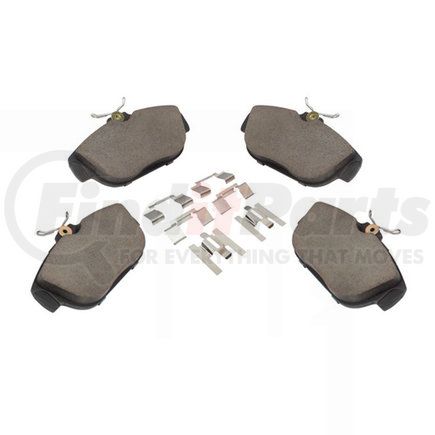 1001-0542C by MPA ELECTRICAL - Quality-Built Premium Ceramic Brake Pads w/ Hardware