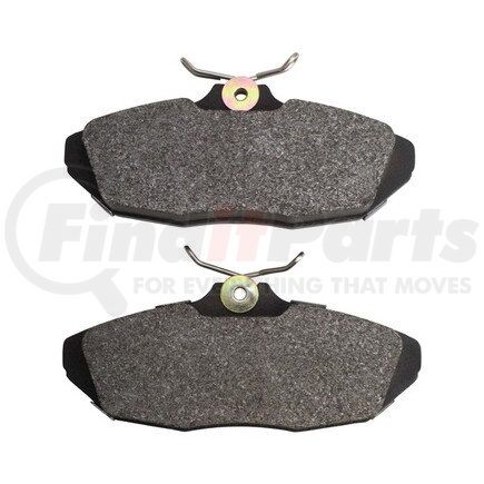 1001-0599M by MPA ELECTRICAL - Quality-Built Premium Semi-Metallic Brake Pads w/ Hardware