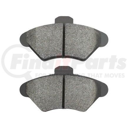 1001-0600M by MPA ELECTRICAL - Quality-Built Premium Semi-Metallic Brake Pads w/ Hardware