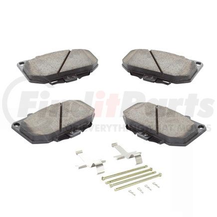 1001-0647C by MPA ELECTRICAL - Quality-Built Premium Ceramic Brake Pads w/ Hardware