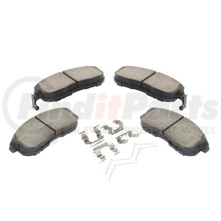 1001-0653M by MPA ELECTRICAL - Quality-Built Premium Semi-Metallic Brake Pads w/ Hardware