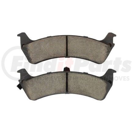 1001-0667M by MPA ELECTRICAL - Quality-Built Premium Disc Brake Pad Set - Semi-Metallic, with Hardware