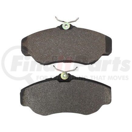 1001-0676M by MPA ELECTRICAL - Quality-Built Premium Disc Brake Pad Set - Semi-Metallic, with Hardware