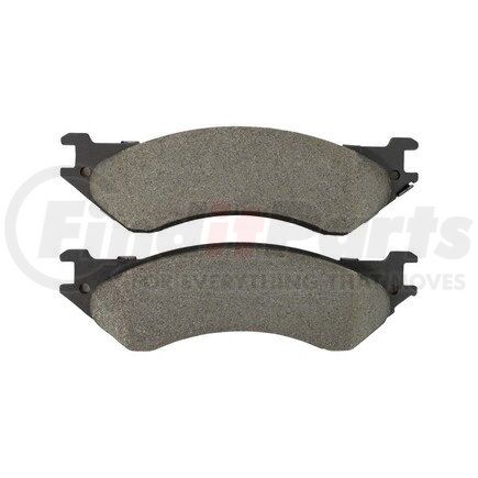 1001-0702AM by MPA ELECTRICAL - Quality-Built Premium Disc Brake Pad Set - Semi-Metallic, with Hardware