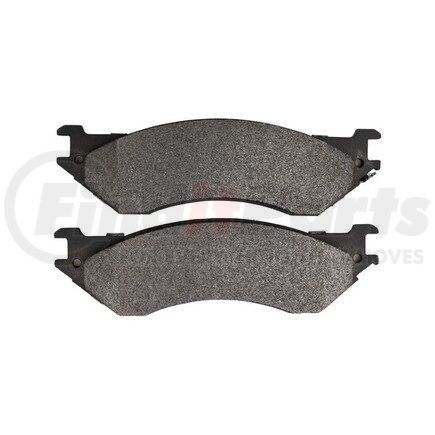 1001-0702BM by MPA ELECTRICAL - Quality-Built Premium Semi-Metallic Brake Pads w/ Hardware