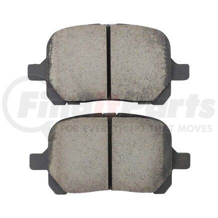 1001-0707C by MPA ELECTRICAL - Quality-Built Disc Brake Pad, Premium, Ceramic, with Hardware