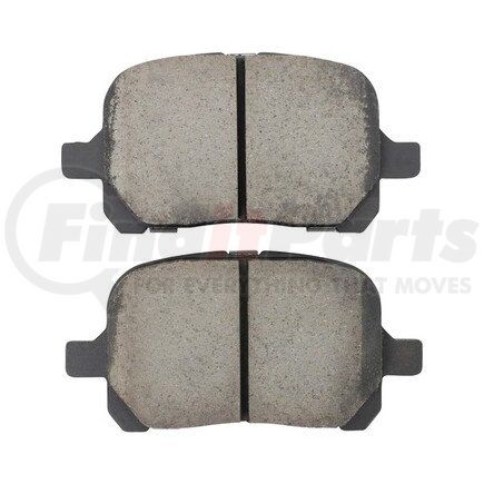 1001-0707M by MPA ELECTRICAL - Quality-Built Premium Semi-Metallic Brake Pads w/ Hardware