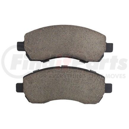 1001-0722C by MPA ELECTRICAL - Quality-Built Premium Ceramic Brake Pads w/ Hardware