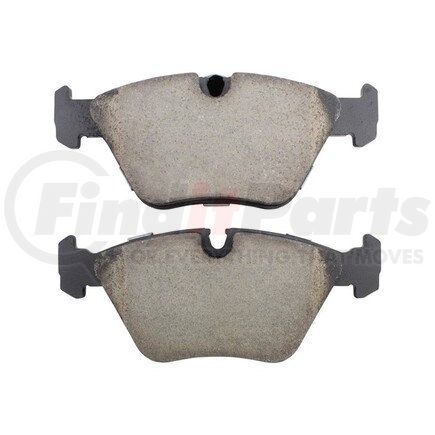 1001-0725M by MPA ELECTRICAL - Quality-Built Premium Semi-Metallic Brake Pads w/ Hardware