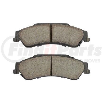 1001-0729M by MPA ELECTRICAL - Quality-Built Premium Disc Brake Pad Set - Semi-Metallic, with Hardware