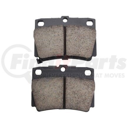 1001-0733M by MPA ELECTRICAL - Quality-Built Premium Disc Brake Pad Set - Semi-Metallic, with Hardware