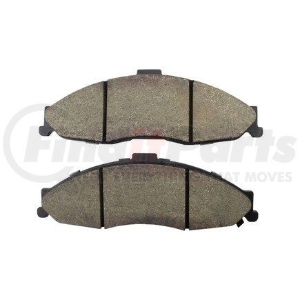 1001-0749M by MPA ELECTRICAL - Quality-Built Premium Semi-Metallic Brake Pads w/ Hardware