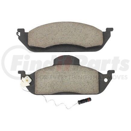 1001-0760M by MPA ELECTRICAL - Quality-Built Premium Disc Brake Pad Set - Semi-Metallic, with Hardware