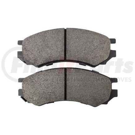 1003-0507C by MPA ELECTRICAL - Quality-Built Disc Brake Pad Set - Black Series, Ceramic, with Hardware