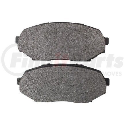 1003-0525M by MPA ELECTRICAL - Quality-Built Black Series Semi-Metallic Brake Pads w/ Hardware