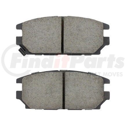 1003-0532C by MPA ELECTRICAL - Quality-Built Disc Brake Pad Set - Black Series, Ceramic, with Hardware