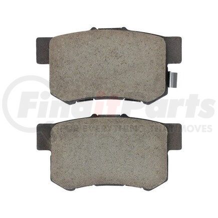 1003-0537AC by MPA ELECTRICAL - Quality-Built Disc Brake Pad Set - Black Series, Ceramic, with Hardware