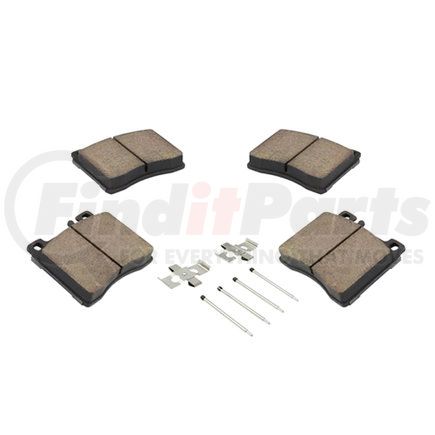 1003-0577M by MPA ELECTRICAL - Quality-Built Black Series Semi-Metallic Brake Pads w/ Hardware