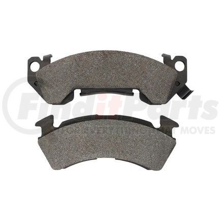 1003-0614M by MPA ELECTRICAL - Quality-Built Black Series Semi-Metallic Brake Pads w/ Hardware