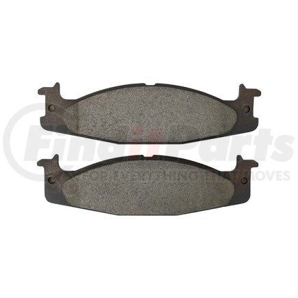 1003-0632M by MPA ELECTRICAL - Quality-Built Disc Brake Pad Set - Black Series, Semi-Metallic, with Hardware