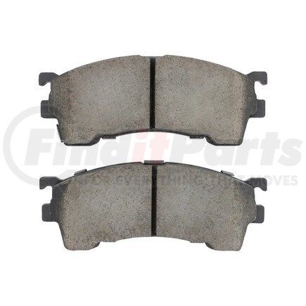 1003-0637C by MPA ELECTRICAL - Quality-Built Disc Brake Pad Set - Black Series, Ceramic, with Hardware