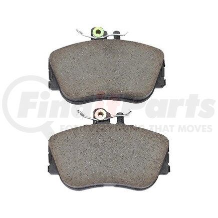 1003-0645M by MPA ELECTRICAL - Quality-Built Black Series Semi-Metallic Brake Pads w/ Hardware