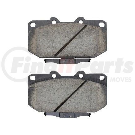 1003-0647M by MPA ELECTRICAL - Quality-Built Black Series Semi-Metallic Brake Pads w/ Hardware