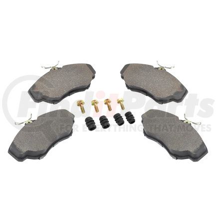 1003-0676M by MPA ELECTRICAL - Quality-Built Black Series Semi-Metallic Brake Pads w/ Hardware