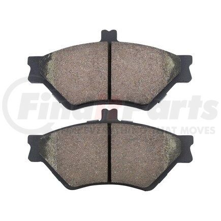 1003-0678M by MPA ELECTRICAL - Quality-Built Disc Brake Pad Set - Black Series, Semi-Metallic, with Hardware