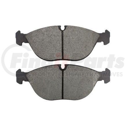 1003-0682M by MPA ELECTRICAL - Quality-Built Disc Brake Pad Set - Black Series, Semi-Metallic, with Hardware