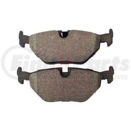 1003-0692AM by MPA ELECTRICAL - Quality-Built Disc Brake Pad Set - Black Series, Semi-Metallic, with Hardware