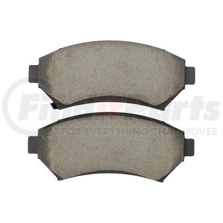 1003-0699C by MPA ELECTRICAL - Quality-Built Disc Brake Pad Set - Black Series, Ceramic, with Hardware