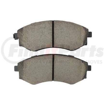 1003-0700M by MPA ELECTRICAL - Quality-Built Disc Brake Pad Set - Black Series, Semi-Metallic, with Hardware