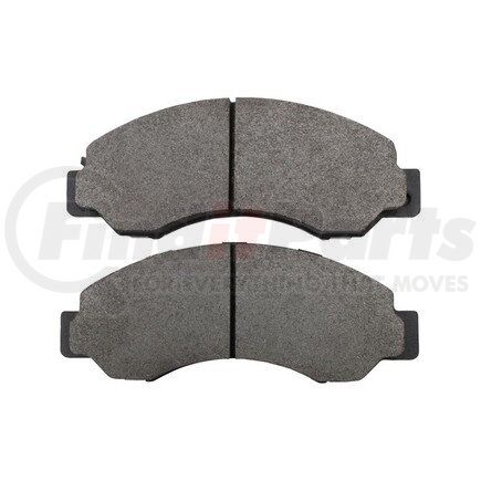 1003-0701M by MPA ELECTRICAL - Quality-Built Disc Brake Pad Set - Black Series, Semi-Metallic, with Hardware