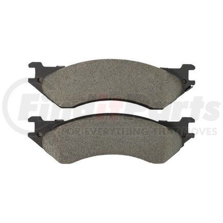 1003-0702AM by MPA ELECTRICAL - Quality-Built Disc Brake Pad Set - Black Series, Semi-Metallic, with Hardware