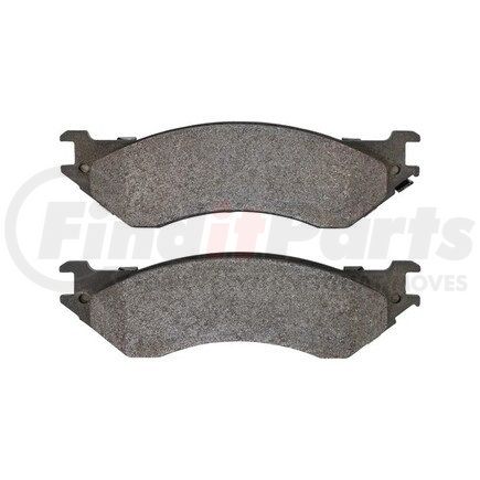 1003-0702M by MPA ELECTRICAL - Quality-Built Disc Brake Pad Set - Black Series, Semi-Metallic, with Hardware