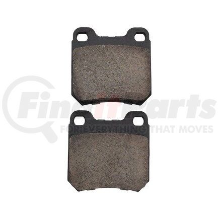 1003-0709C by MPA ELECTRICAL - Quality-Built Disc Brake Pad Set - Black Series, Ceramic, with Hardware