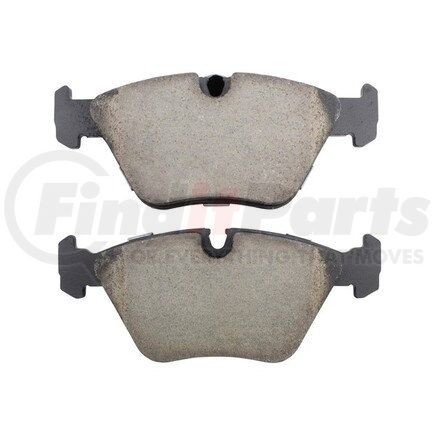 1003-0725M by MPA ELECTRICAL - Quality-Built Black Series Semi-Metallic Brake Pads w/ Hardware