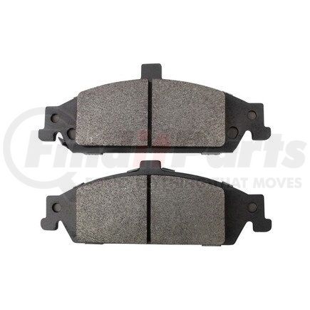 1003-0727C by MPA ELECTRICAL - Quality-Built Disc Brake Pad Set - Black Series, Ceramic, with Hardware