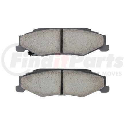 1003-0732C by MPA ELECTRICAL - Quality-Built Black Series Ceramic Brake Pads w/ Hardware