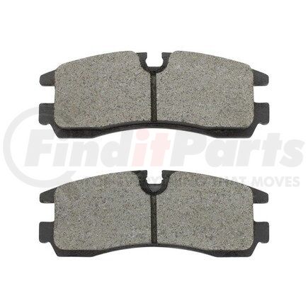 1003-0754M by MPA ELECTRICAL - Quality-Built Black Series Semi-Metallic Brake Pads w/ Hardware