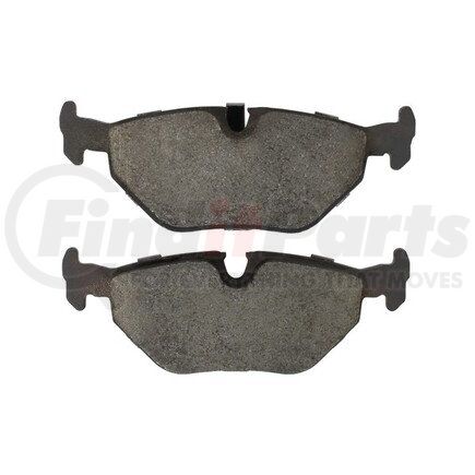 1003-0763M by MPA ELECTRICAL - Quality-Built Disc Brake Pad Set - Black Series, Semi-Metallic, with Hardware