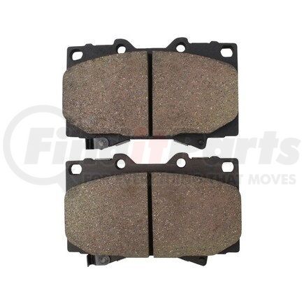 1003-0772C by MPA ELECTRICAL - Quality-Built Disc Brake Pad Set - Black Series, Ceramic, with Hardware