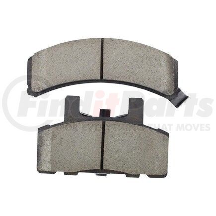 1003-0789C by MPA ELECTRICAL - Quality-Built Disc Brake Pad Set - Black Series, Ceramic, with Hardware