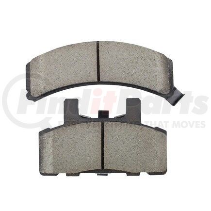 1003-0789M by MPA ELECTRICAL - Quality-Built Disc Brake Pad Set - Black Series, Semi-Metallic, with Hardware