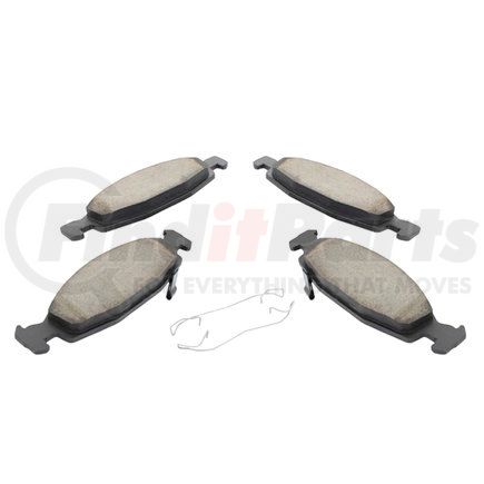 1003-0790M by MPA ELECTRICAL - Quality-Built Black Series Semi-Metallic Brake Pads w/ Hardware