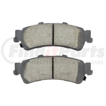 1003-0792C by MPA ELECTRICAL - Quality-Built Disc Brake Pad Set - Black Series, Ceramic, with Hardware