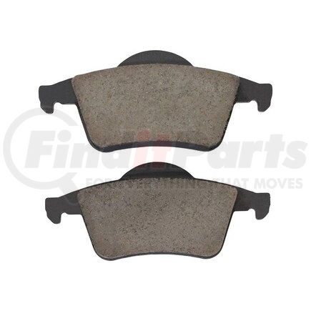 1003-0795C by MPA ELECTRICAL - Quality-Built Disc Brake Pad Set - Black Series, Ceramic, with Hardware